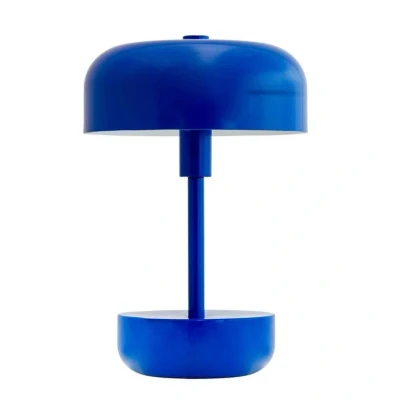 Image of Dyberg Larsen Haipot LED table lamp rechargeable battery blue