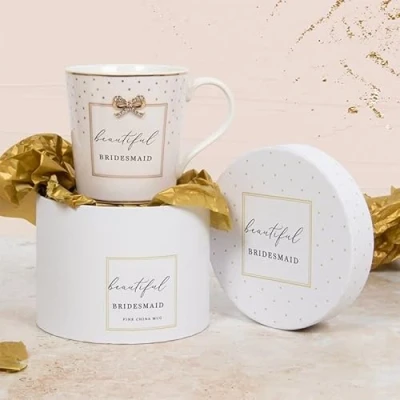 Image of Lesser &amp; Pavey Bridesmaid Mug for Gift Lovely Special Occasions Your Loved Ones Madelaine by Hearts Design