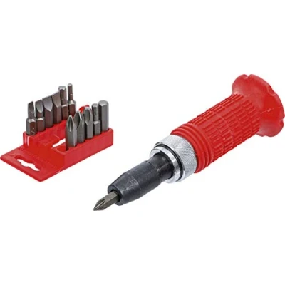 Image of BGS Diy 712 Manual Impact Wrench Set incl. Bits internal Hexagon 12.5 mm (1/2&quot;) Drive