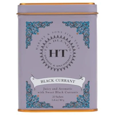 Image of Harney &amp; Sons, Black Currant Tea, 20 Tea Sachets, 1.4 oz (40 g)