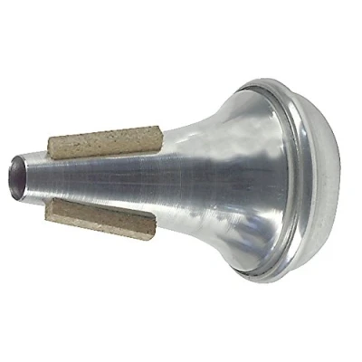 Image of Tom Crown mute straight piccolo trumpet, aluminium body