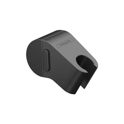 Image of Hansgrohe WallStoris Shower Head Holder, Bathroom Accessory, Matt Black, 27917670