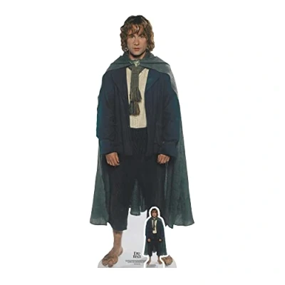 Image of Star Cutouts SC4200 Pippin Lord of the Rings Lifesize Cardboard Cutout With Mini