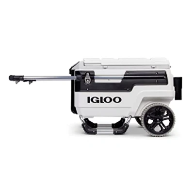 Image of Igloo 70 QT Premium Trailmate Marine Wheeled All terrain Cooler, White