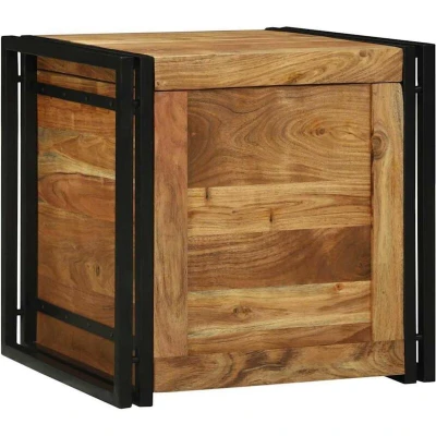 Image of vidaXL Storage Box Brown 50 x cm Solid Acacia wood