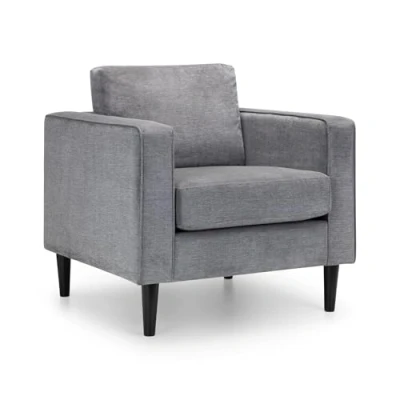 Image of Julian Bowen Hayward Chair, Dark Grey Chenille, One Size
