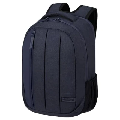 Image of American Tourister Unisex Streethero Backpacks (Pack of 1), Blue (navy melange), standard size,