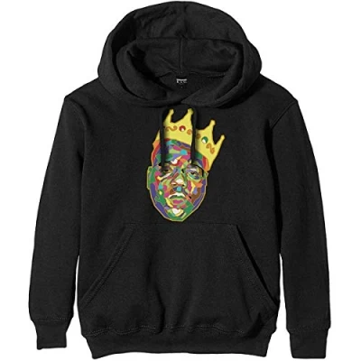 Image of Biggie Smalls Hoodie XL Crown Black