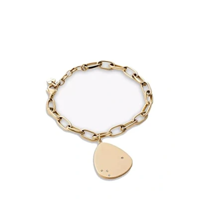 Image of Skagen Bracelet for Women Kariana, Total Length: 231 mm Gold Stainless Steel Bracelet, SKJ1486710