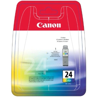 Image of Canon Bci 24 Colour ink cartridge BCI24C