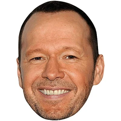 Image of Donnie Wahlberg (Stubble) Celebrity Mask, Flat Card Face, Fancy Dress Mask