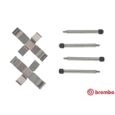 Image of 0004214091, A0004214091 Accessory Kit, disc brake pads BREMBO A 02 269 MERCEDES BENZ: 190, W124 Estate, C Class Saloon