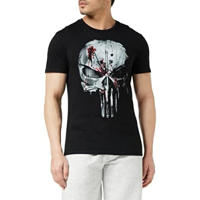 Image of Cotton division Men&#039;s T Shirt Punisher, Black, XXL