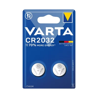 Image of VARTA Litio 6032 CR 2032 battery blister pack of 2