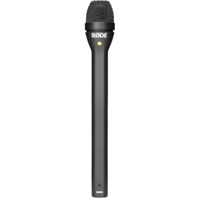 Image of RØDE Reporter Handheld Dynamic Interview or Presentation Microphone with Omnidirectional Polar Pattern, Black