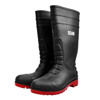 Image of Scan SCAFWWELL10 Industrial Work Safety Wellington Boots Steel Toe Cap Size 10