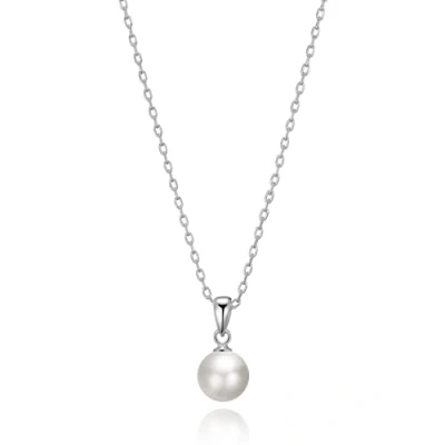 Image of Philip Jones Sterling Silver White Shell Pearl Necklace
