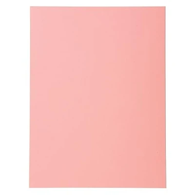 Image of Exacompta Ref 420003E Forever Collection Recycled Square Cut Folder A4 (210 x 297mm), 170gsm Board, Blue Angel Certified Pink (Pack of 100)
