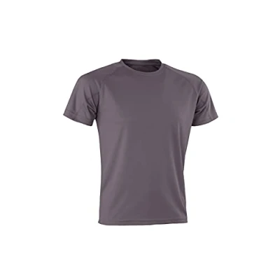 Image of Spiro Men Performance Aircool T Shirt Grey, X Large
