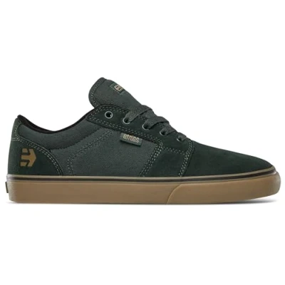 Image of Etnies SOLE Technology Europe Trainers, Men&#039;s, Size: 10.5, Green Leather and textile