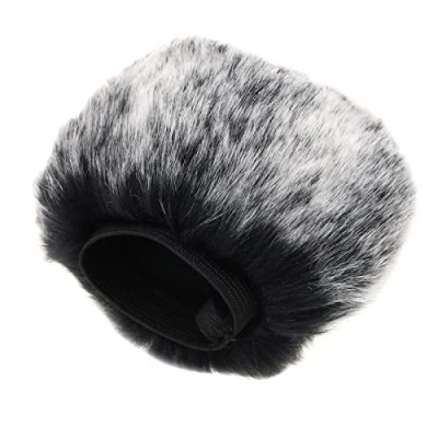 Image of the Lord of Tools Microphone Furry Cover Compatible with Zoom H2N/H4N Handy Recorder Windscreen Muff Wind
