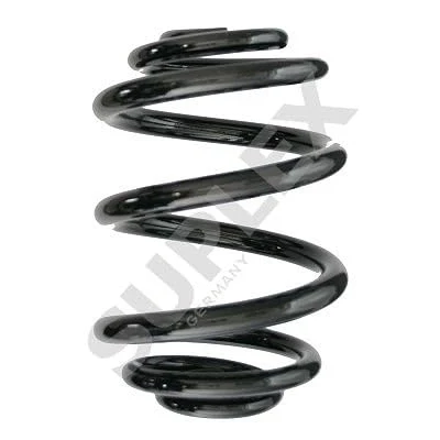 Image of 1J0511115AT, 9196470 Coil spring SUPLEX 39210 Rear Axle Mini Block, with inconstant wire diameter blue, green VOLKSWAGEN: Golf 4