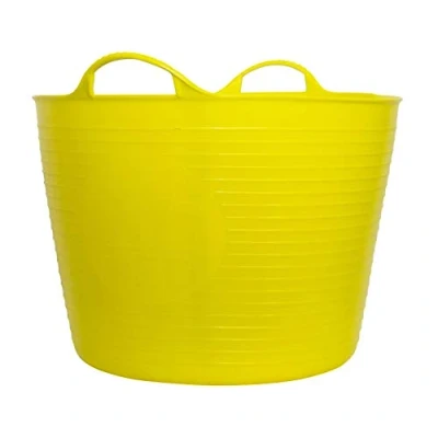 Image of Tubtrugs 36L Large Flexible 2 Handled Recycled Tub, Yellow