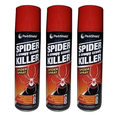 Image of Spider Killer Spray Indoor Ant, Bug, Flea Treatment for House Fly Killer/Moth Repel Swats, Mosquitoes, Moths Spray, 200ml (Pack Of 3)