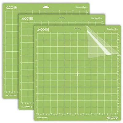 Image of StandardGrip Cutting Mat for Cricut Explore One/Air/Air 2/Maker Adhesive Non Slip Cut Mats Replacement Accessories Cricut　(12 x 12 inch, Green, 3 Pack)