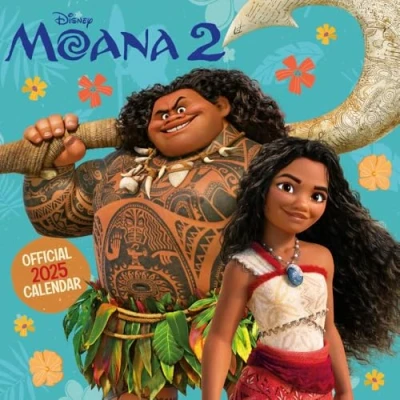 Image of 2025 Calendar Disney Moana 2 Month to View Square Official Product