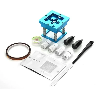 Image of Reballing Station, BGA Station Solder Rework Kit Soldering Station+Stencils+Balls
