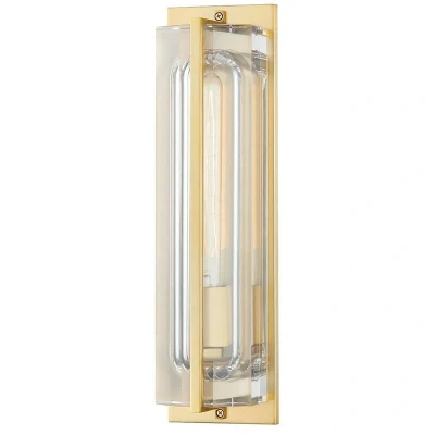 Image of Hawkins 1 Light Wall Sconce Brass, 2700K