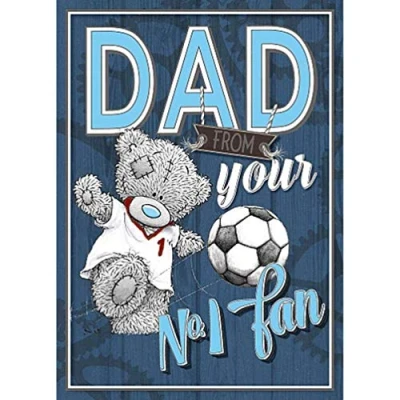 Image of Dad No1 Fan Me to You Fathers Day Card