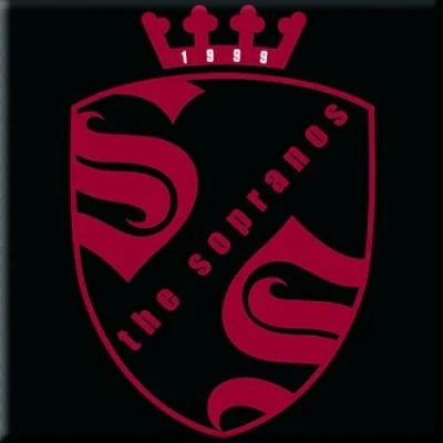 Image of The Sopranos Crest Logo Official Fridge Magnet