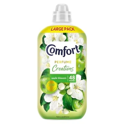 Image of Comfort Creations Apple Blossom Fabric Conditioner with Stay Fresh technology for 100 days of freshness + fragrance* 48 washes 1.44 L