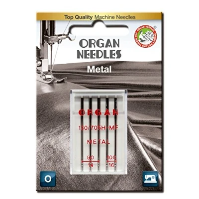 Image of Organ Needles # 90 #100 Combo Metallic x 5