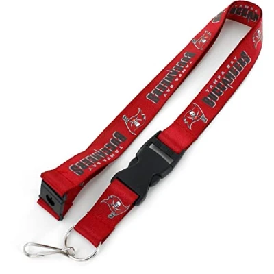 Image of aminco NFL Tampa Bay Buccaneers Team Lanyard,Team Color,One Size
