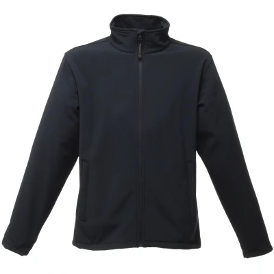 Image of Regatta Mens Reid Water Repellent Softshell Jacket (Navy) Size Medium