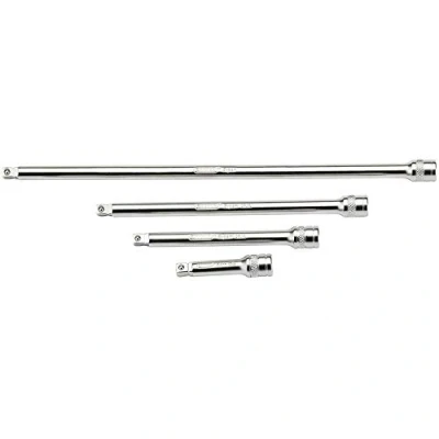 Image of Draper Wobble Extension Bar Set, 1/4&quot; Sq. Dr., Micro Satin Chrome (4 Piece)