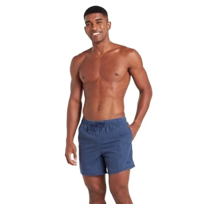 Image of Zoggs Men&#039;s Mosman Swim Shorts Trunks, Navy Ecodura, UK X Large/Waist 38 Inch