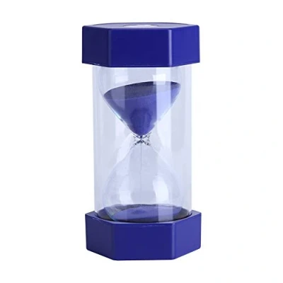 Image of Yosoo Hourglass Sand Timer 3/10/20/30/60 Minutes Clock Time Management Set Home Office Decor Gift(60 Blue)