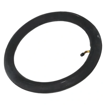 Image of Inner Tube, Electric Bicycle Butyl Rubber Tube with Metal Bent Valve E bike Accessories (14X2.125)
