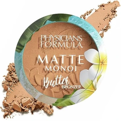 Image of Physicians Formula, Matte Monoi Butter Bronzer, Bronzer with Creamy and Soft Texture, Murumuru for a Long Lasting Effect, Water Resistant, Vegan,