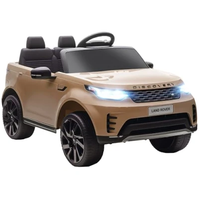 Image of AIYAPLAY Land Rover Discovery Licensed 12V Kids Electric Car w/ Remote Khaki