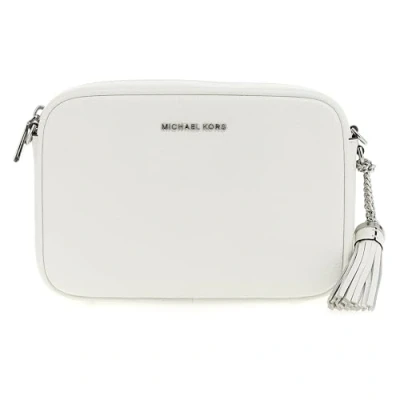 Image of Michael Kors JET Camera Across body bag, Women&#039;s, Size: One Size, Optic white