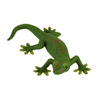 Image of MOJO Green Gecko Hand Painted Toy Figure Wildlife Collection True to Life &amp; Highly Detailed Designed in UK