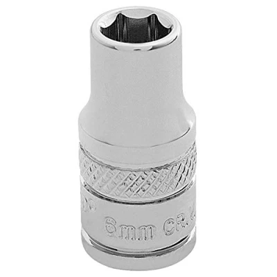 Image of Draper HI TORQ� 6 Point Socket, 1/4&quot; Sq. Dr., 6.0mm