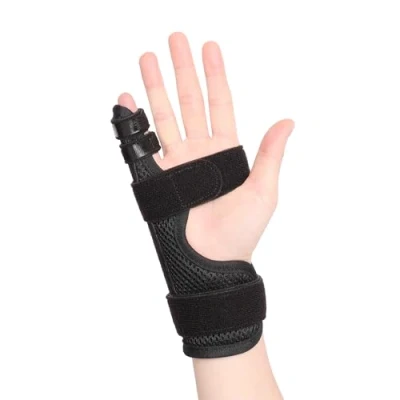 Image of joingood Pinky Finger Splint, Splint for Pinky, Broken Finger, Trigger Metacarpal Hand Brace, Little Brace Tendonnitis, Pain Relief, Fits Left &amp; Right Hand(L)