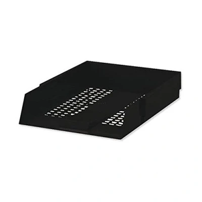 Image of 5 Star Black A4 Plastic Letter File Trays, (1 Tray)