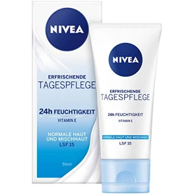 Image of Nivea Essentials Day Cream 24 Hour Moisturising and Freshness (1 x 50 ml)